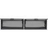 Buyers Products 18x16x72 Inch Diamond Tread Aluminum Topsider Truck Box with Flip-Up Doors 1701363